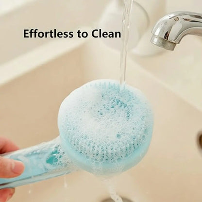 Transform Bath Time with the 2026 Universal 2-In-1 Pet Bath & Grooming Brush – Built-In Soap Dispenser for Effortless Cleaning and Gentle Massaging!