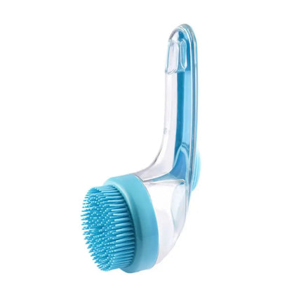 Transform Bath Time with the 2026 Universal 2-In-1 Pet Bath & Grooming Brush – Built-In Soap Dispenser for Effortless Cleaning and Gentle Massaging!