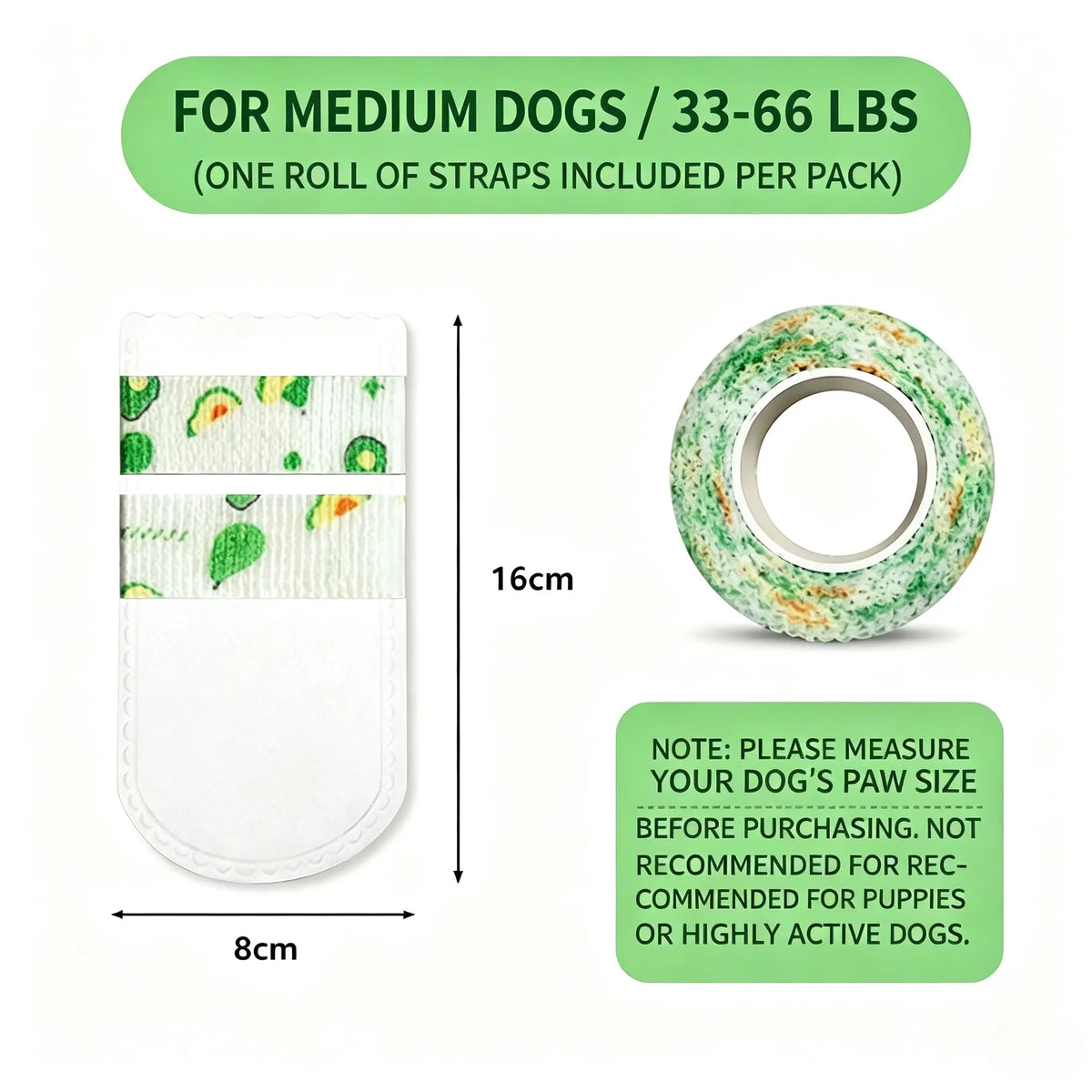 Protect Your Pup's Paws with Disposable Dog Boots – 20 Pack of Adjustable Pet Shoes for Indoor & Outdoor Adventures